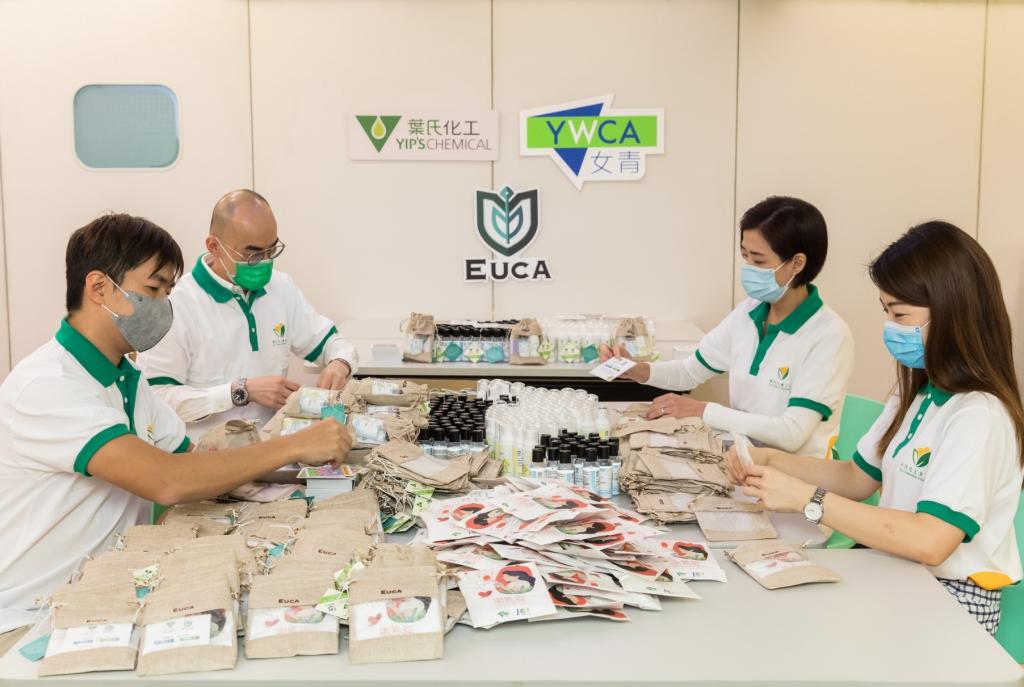 Yip's Chemical donated sanitizing products to over 3,000 underprivileged families