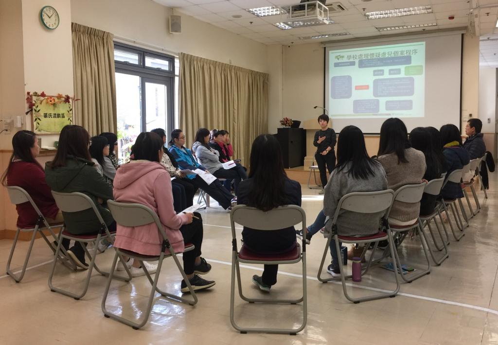 女青昕兒駐校服務支援有福利需要的學前兒童
