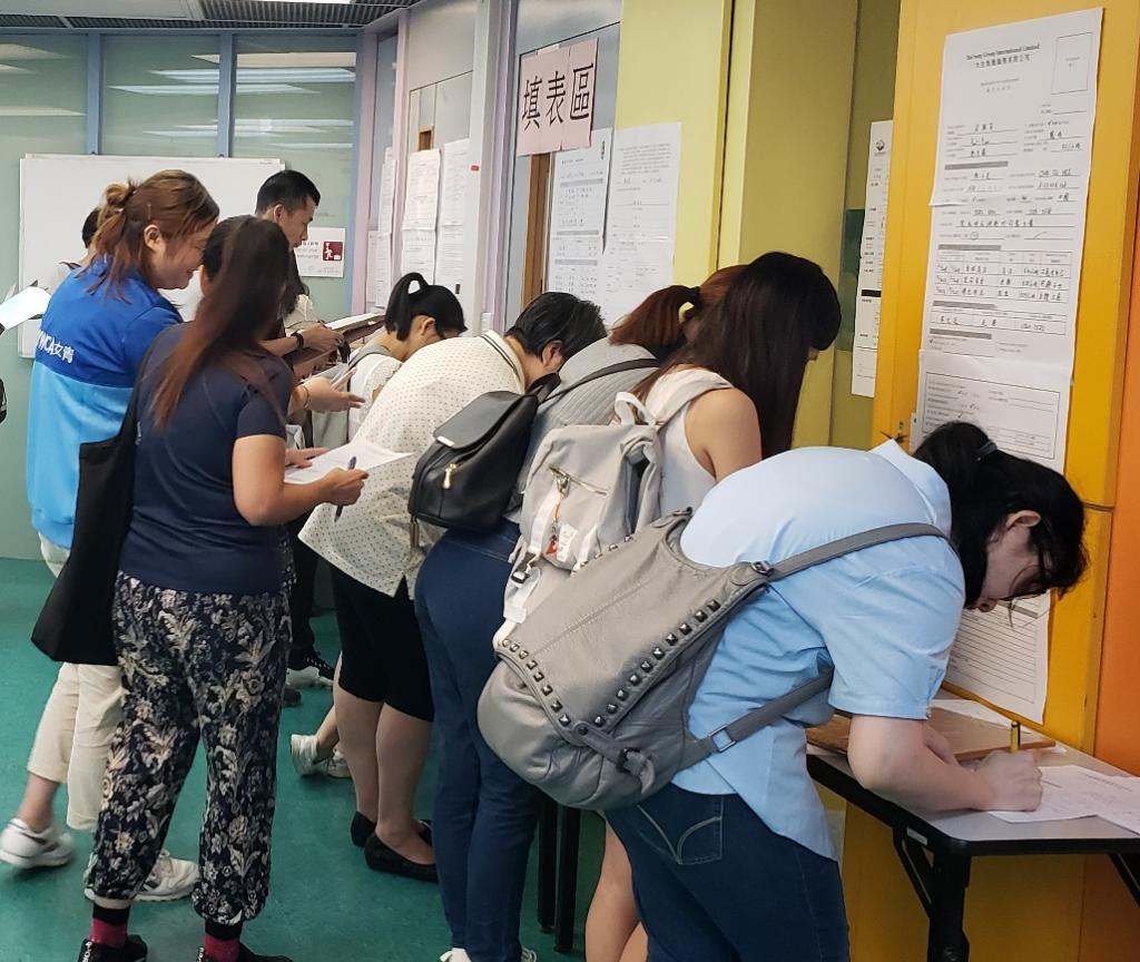 HKYWCA organised recruitment day to provide market information and job opportunities to women