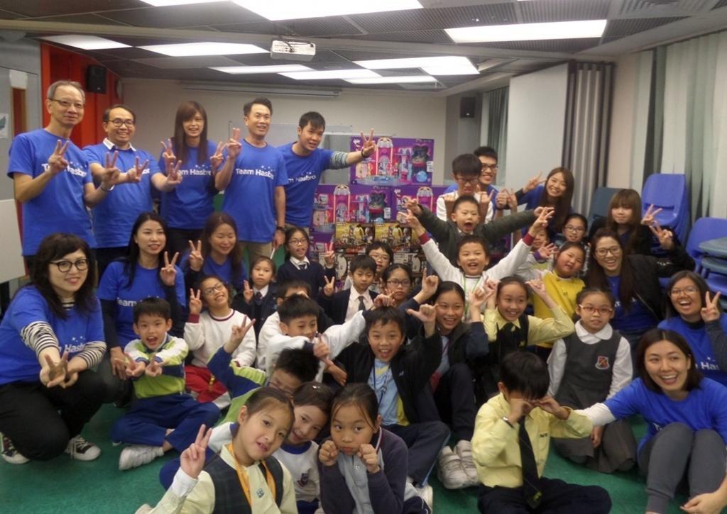 Hasbro celebrated Christmas with underprivileged children