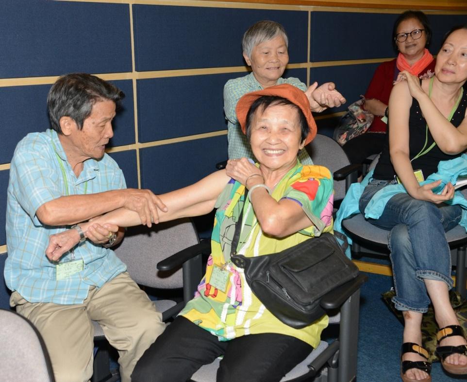 Hip Hing-Vibro sponsored day camp for elderly carers