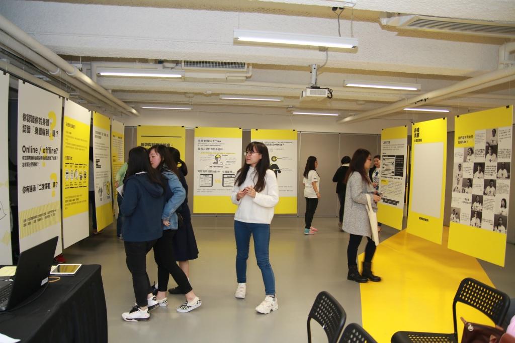 Secondary school girls worked on exhibitions about sexual harassment