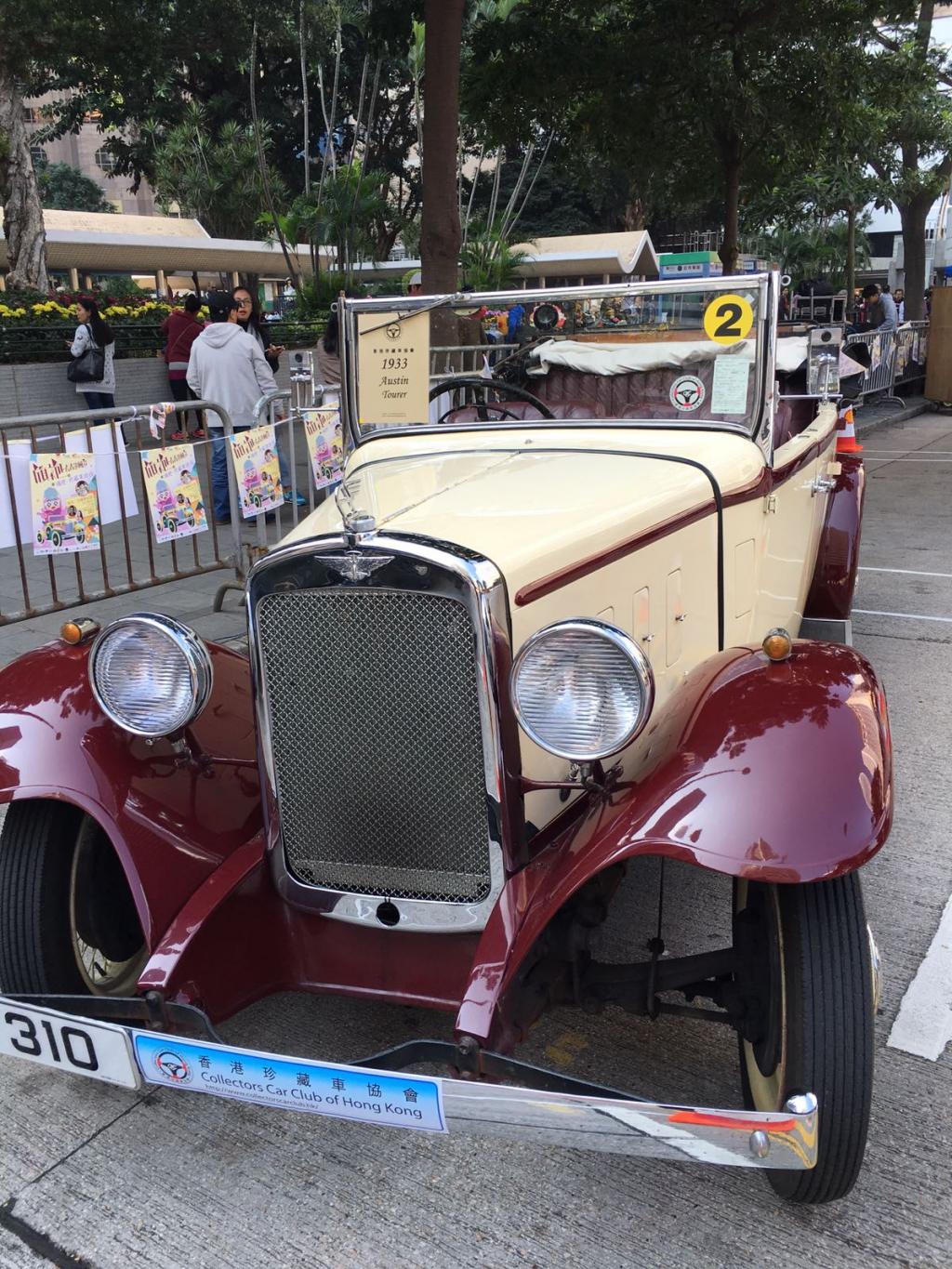 Elders toured around on the collectors cars