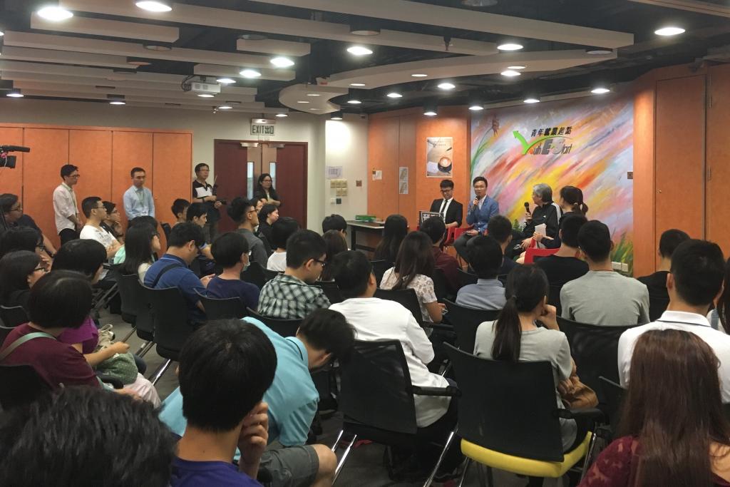 Government officials shared with the youth how they face challenges