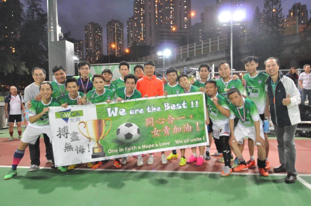HKYWCA football team came second in HKSWGU’s Soccer Sevens