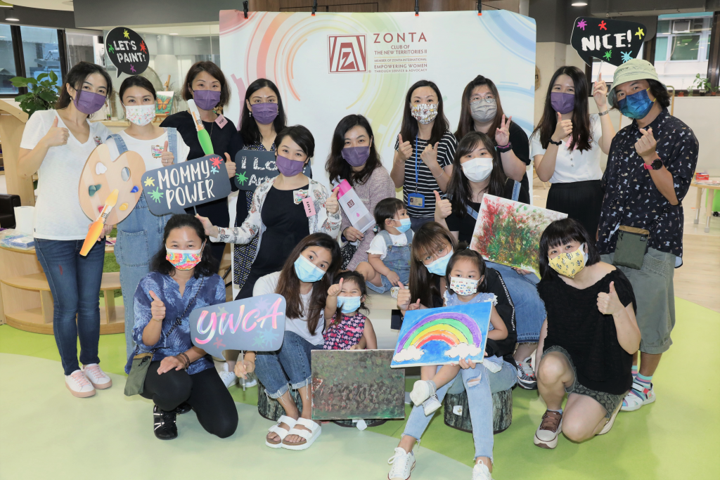 Art-jamming event raised funds for young mother’s career and…