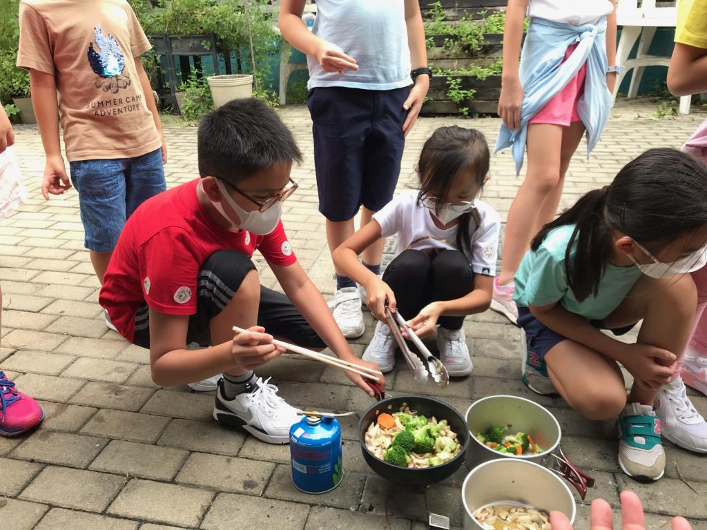 Summer camps taught children about self-care