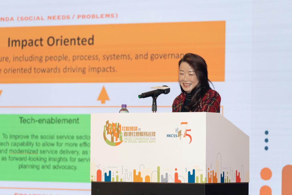 Ms. Yeung commented on the possibility of addressing social needs with technology.