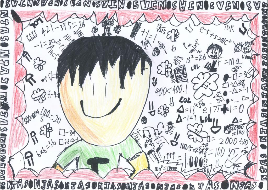 Self-Portrait drawing