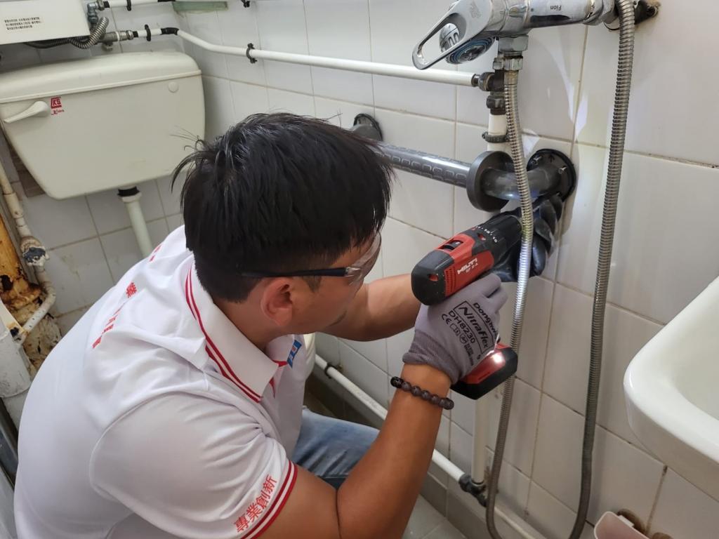 Volunteer team carried out repair and maintenance works