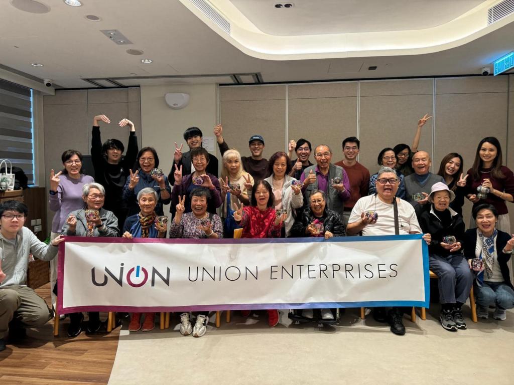 Union Enterprises volunteers and elderly worked together for…