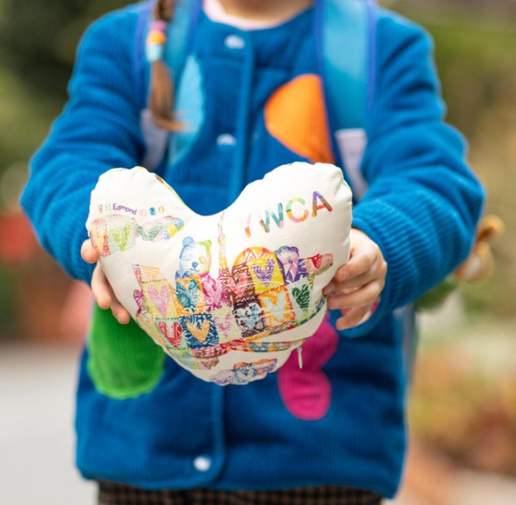 Cushion with star child’s painting fuels you up with love