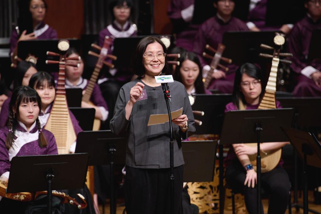 Ms. Chan Lai Chu, Assistant Director (Youth and Corrections), Social Welfare Department attended the National Day concert and expressed her gratitude in her speech for YWCA’s longstanding contributions in Hong Kong.