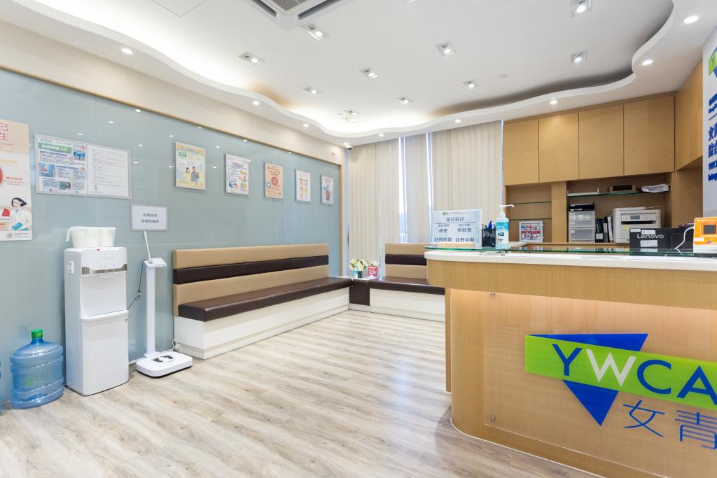 lobby of YWCA Lee Wing Kit Integrated Health Centre.