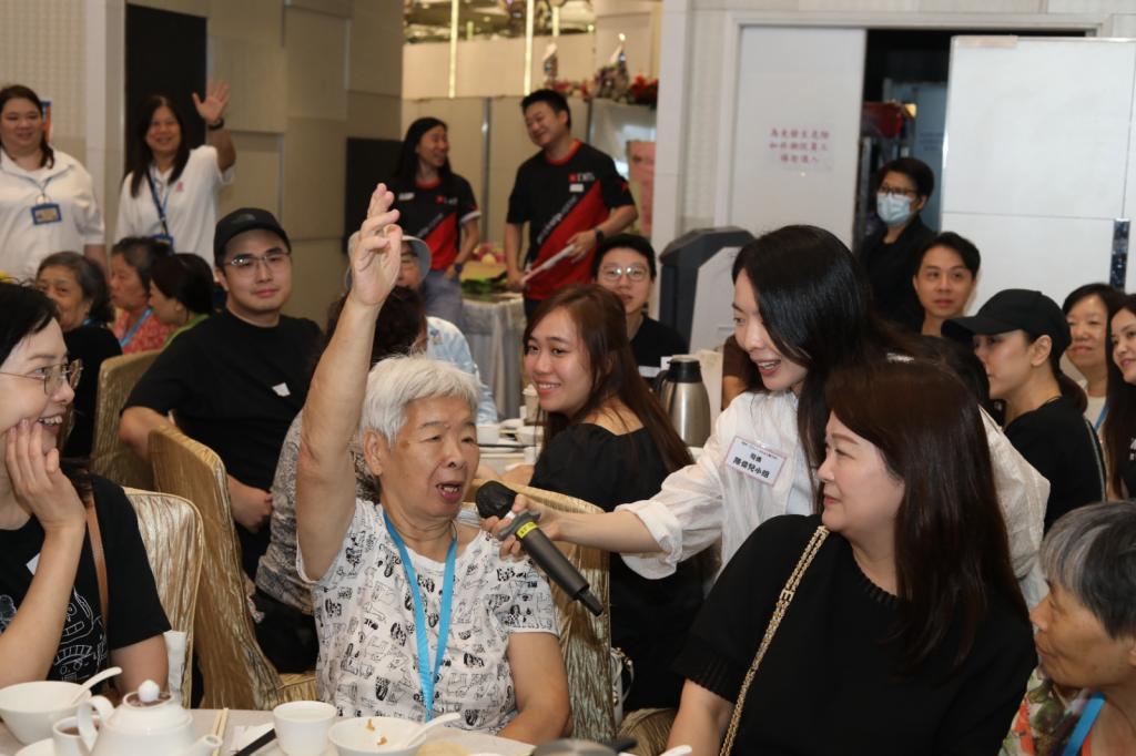 Participants engaged in anti-scam interactive game to raise security awareness.