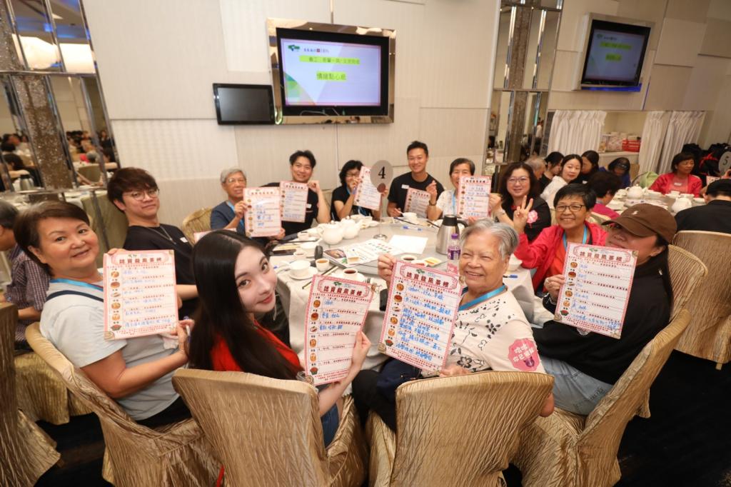 Seniors expressed their feelings using the "Mental Health Dim Sum Menu".