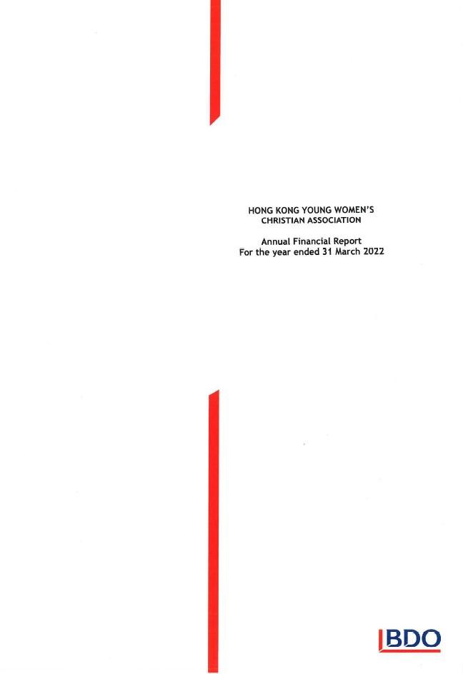 YWCA financial report 2021/2022
